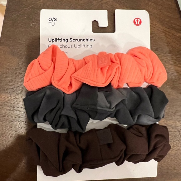 lululemon athletica Accessories - NWT Lululemon Uplifting Scrunchies 3 pack